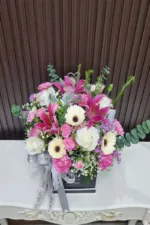 แจกันดอกไม้สดสีชมพู-VF1028 - Image 3