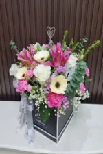 แจกันดอกไม้สดสีชมพู-VF1028 - Image 2