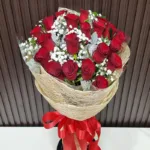 ช่อดอกกุหลาบแดง20ดอก