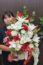 แจกันดอกไม้ประดิษฐ์-AM1010 - Image 2