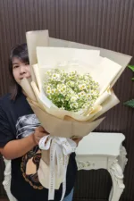ช่อดอกไม้สดสีขาว-WF1007 - Image 4