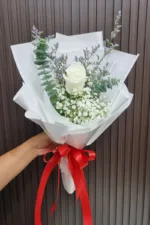 ช่อดอกกุหลาบดอกเดียว-SR1005 - Image 2