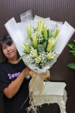 ช่อดอกลิลลี่ขาว-LB1008 - Image 2
