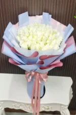 ช่อดอกกุหลาบขาว-WR1010 - Image 4