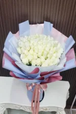 ช่อดอกกุหลาบขาว-WR1010 - Image 3