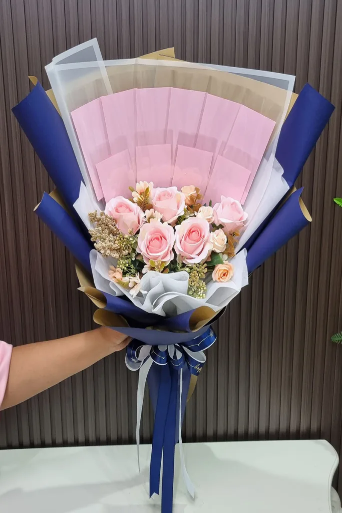 ช่อดอกไม้ใส่แบงค์เอง