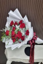 ช่อดอกกุหลาบแดง-RR1025 - Image 3