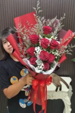 ช่อดอกกุหลาบแดง-RR1023 - Image 3