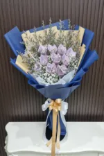 ช่อแบงค์ม้วนดอก