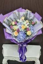 ช่อดอกไม้โทนสีม่วง-VF1004 - Image 4