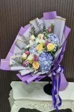 ช่อดอกไม้โทนสีม่วง-VF1004 - Image 3