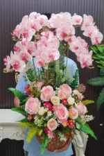 แจกันดอกกล้วยไม้ประดิษฐ์-AD1007 - Image 4