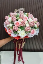 ช่อแบงค์พับดอกกุหลาบ-MA1044 - Image 4