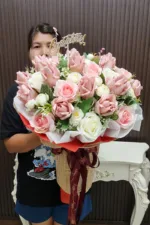 ช่อแบงค์พับดอกกุหลาบ-MA1044 - Image 3