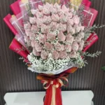 ช่อแบงค์ม้วนทำดอก