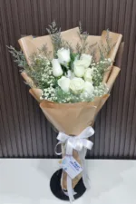 ช่อดอกกุหลาบขาว-WR1018 - Image 2