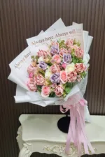 ช่อแบงค์พับดอกกุหลาบ-MA1049 - Image 2