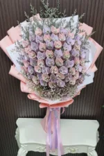 ช่อแบงค์ม้วนดอก50ใบ