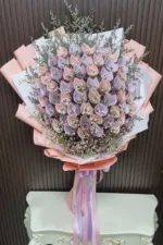 ช่อแบงค์ม้วนดอก60ใบ