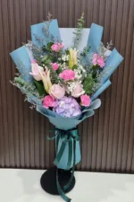 ช่อดอกไม้สดสีชมพู-PF1001 - Image 2