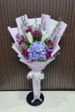 ช่อดอกไม้สดสีม่วง-VF1002 - Image 3