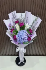 ช่อดอกไม้สดสีม่วง-VF1002 - Image 2