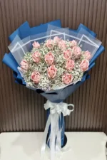 ช่อแบงค์ร้อยพับดอกกุหลาบ