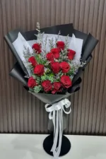 ช่อดอกกุหลาบแดง-RR1024 - Image 2