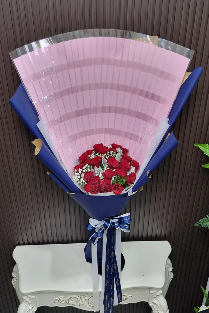 ช่อดอกกุหลาบใส่แบงค์ได้เอง