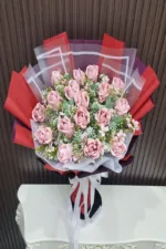 ช่อแบงค์พับดอกกุหลาบ-MA1023 - Image 2