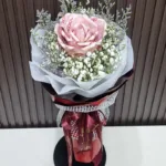 ช่อแบงค์พับดอกกุหลาบ