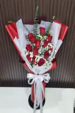 ช่อดอกกุหลาบแดง-RR1026 - Image 2