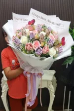 ช่อแบงค์พับดอกกุหลาบ-MA1028 - Image 3