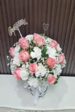 แจกันดอกไม้สดสีชมพู-VF1026 - Image 2