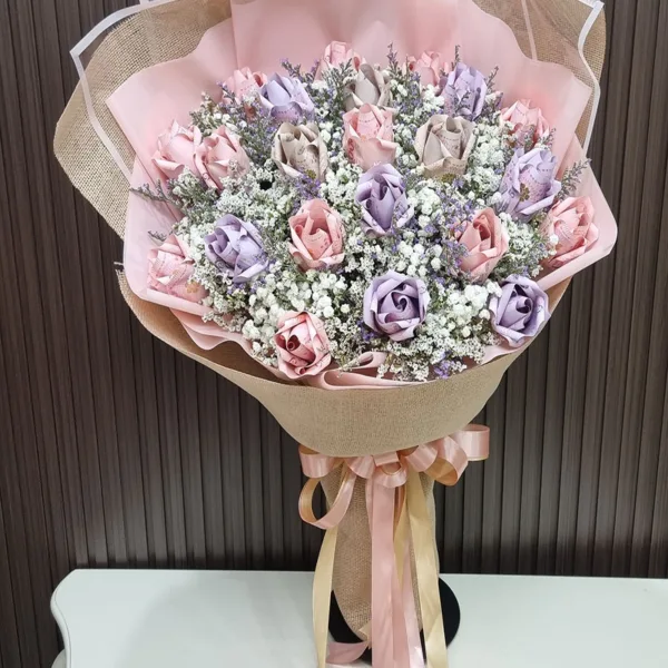 ช่อแบงค์พับดอกช่อเงิน