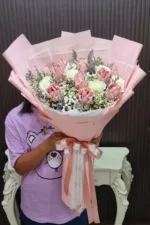 ช่อแบงค์พับดอกกุหลาบ-MA1032 - Image 3