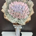 ช่อแบงค์ม้วนทำดอก