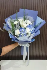 ช่อดอกไม้สดสีฟ้า-BF1013 - Image 3