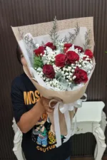 ช่อดอกกุหลาบแดง-RR1022 - Image 3