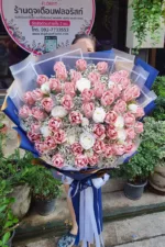 ช่อแบงค์พับดอกกุหลาบ-MA1009 - Image 4