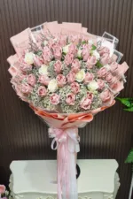 ช่อแบงค์พับดอกกุหลาบ-MA1010 - Image 3