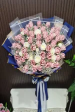 ช่อแบงค์พับดอกกุหลาบ-MA1009 - Image 2