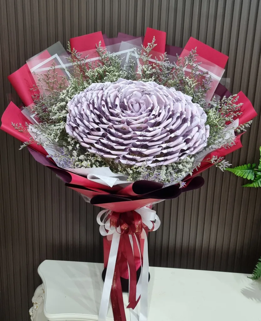 ช่อแบงค์พับดอกใหญ่