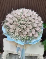 ช่อแบงค์ม้วนทำดอก80ดอก