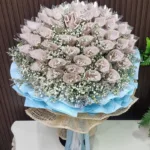 ช่อแบงค์พันม้วนทำดอก80ใบ