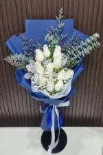 ช่อดอกกุหลาบขาว-WR1016 - Image 3