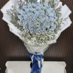 ช่อแบงค์ม้วนทำดอกไม้