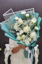 ช่อดอกกุหลาบขาว-WR1009 - Image 2