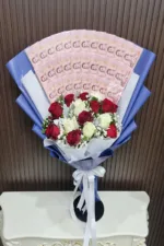 ช่อเรียงแบงค์ช่อดอกกุหลาบ