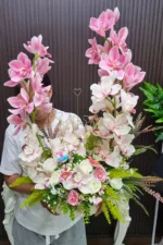 แจกันดอกกล้วยไม้ประดิษฐ์-AD1003 - Image 3